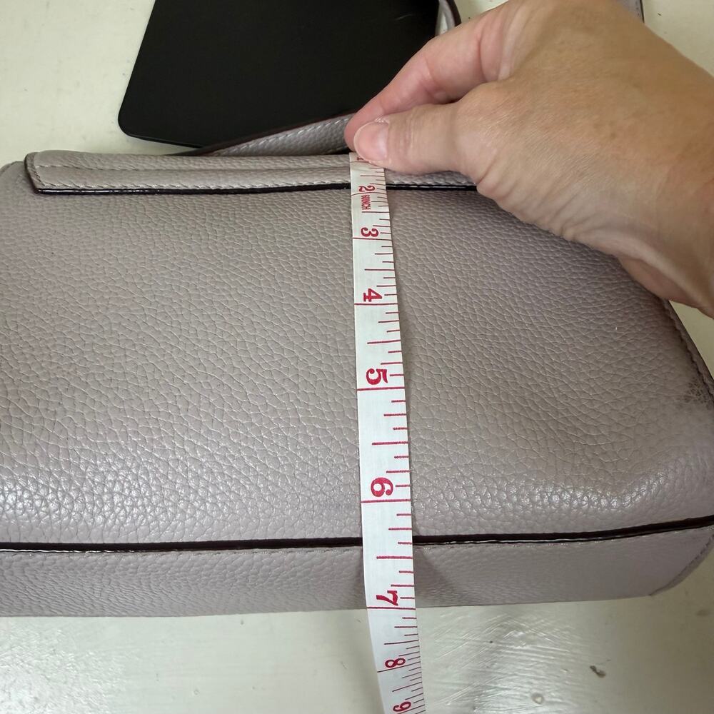 EUC Kate Spade crossbody bag soft mauve pebbled leather with COA - Picture 6 of 10
